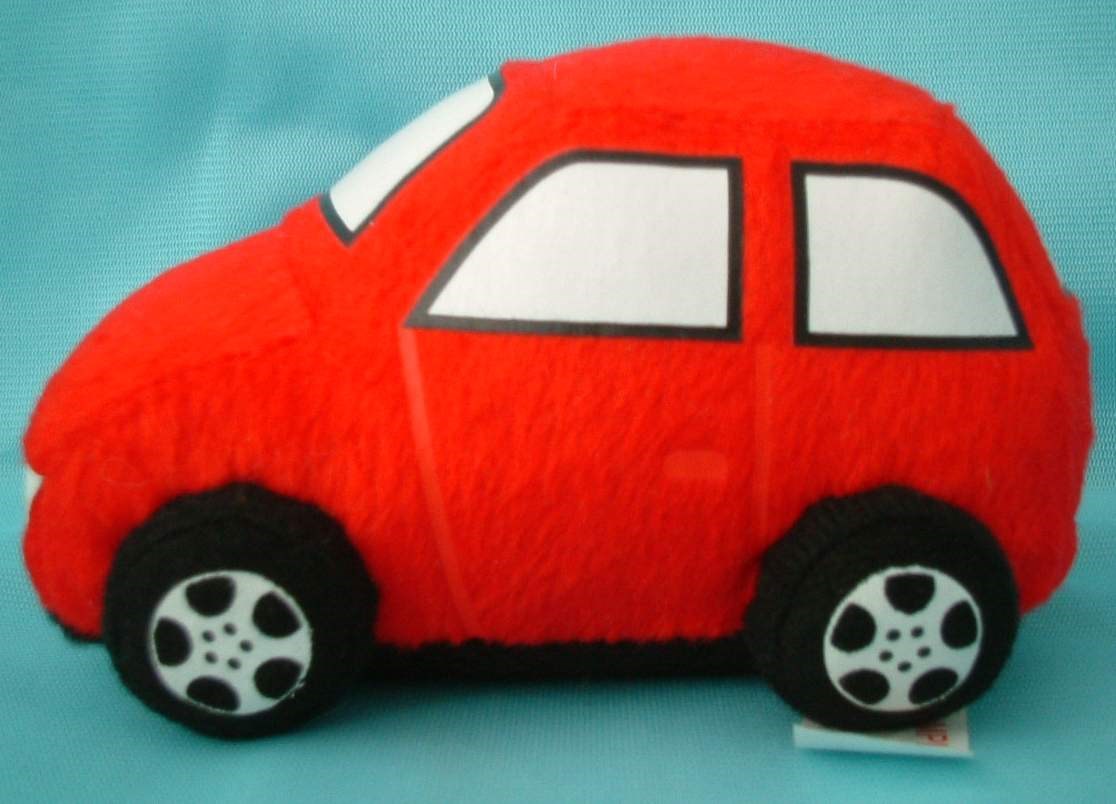小汽車毛絨玩偶
