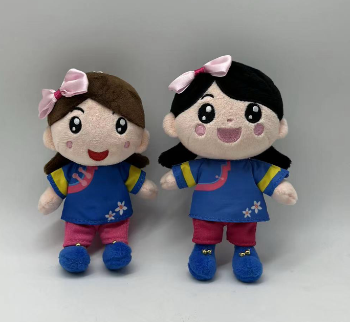 客家小女孩娃娃吊飾偶