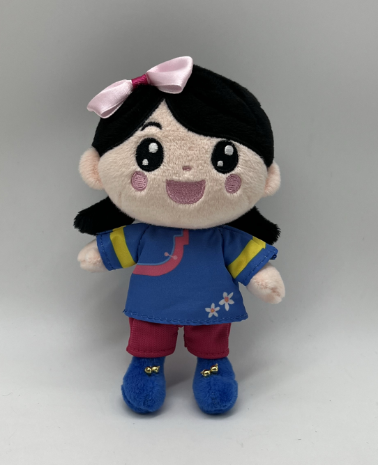 客家小女孩娃娃吊飾偶